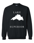 Lake Superior - Copperplate Sandwich Hoodie, Black