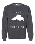 Lake Superior - Copperplate Sandwich Hoodie, Dark Heather