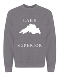 Lake Superior - Copperplate Sandwich Hoodie, Graphite Heather