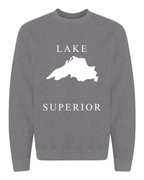 Lake Superior - Copperplate Sandwich Hoodie, Graphite Heather