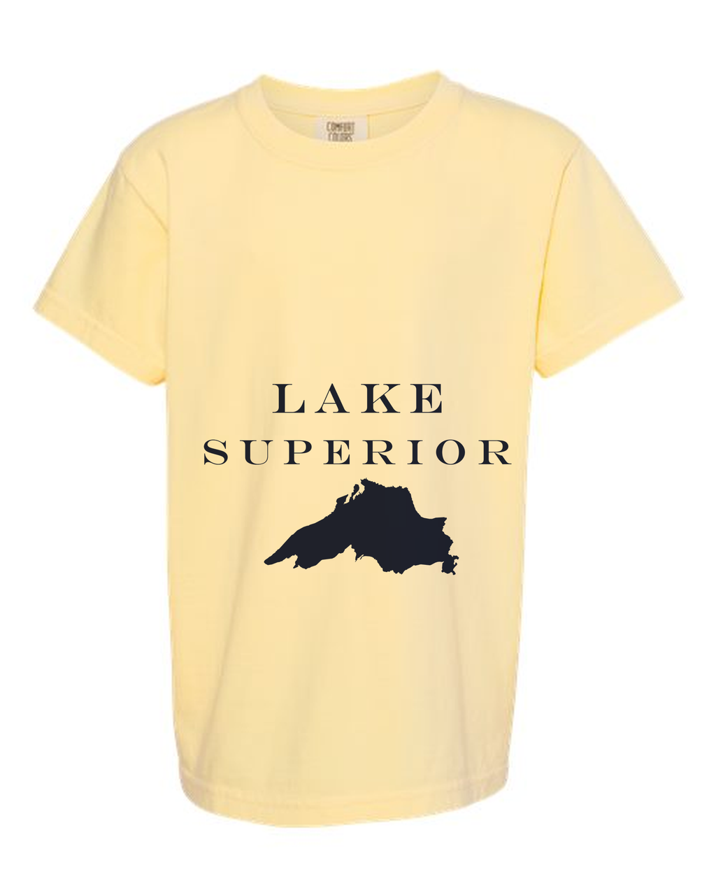 Lake Superior - Engravers Label T-Shirt, Butter