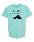 Lake Superior - Engravers Label T-Shirt, Chalky Mint