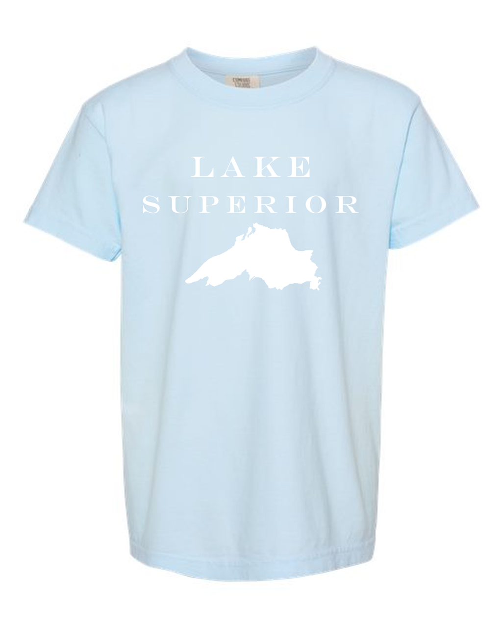 Lake Superior - Engravers Label T-Shirt, Chambray