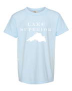 Lake Superior - Engravers Label T-Shirt, Chambray