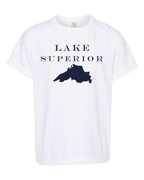 Lake Superior - Engravers Label T-Shirt, White