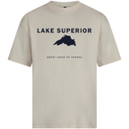 Lake Superior - Franklin Modern T-Shirt, Cream