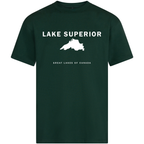 Lake Superior - Franklin Modern T-Shirt, Forest Green