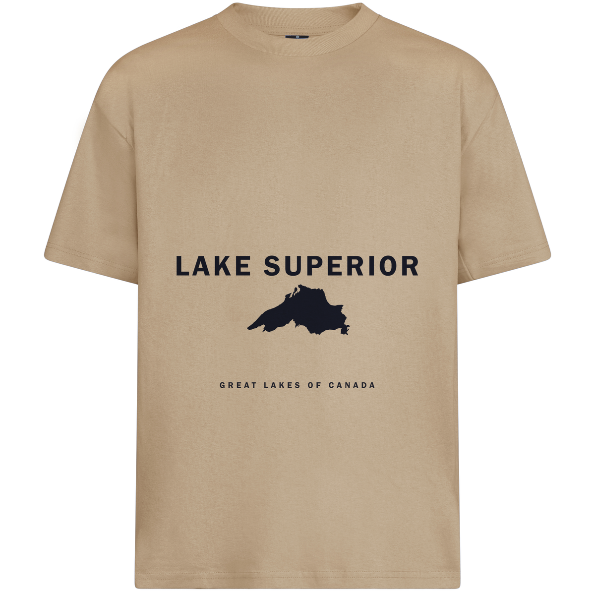 Lake Superior - Franklin Modern T-Shirt, Sand