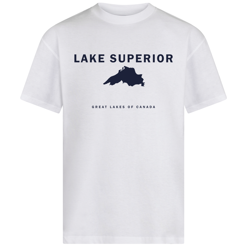 Lake Superior - Franklin Modern T-Shirt, White