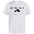 Lake Superior - Franklin Modern T-Shirt, White