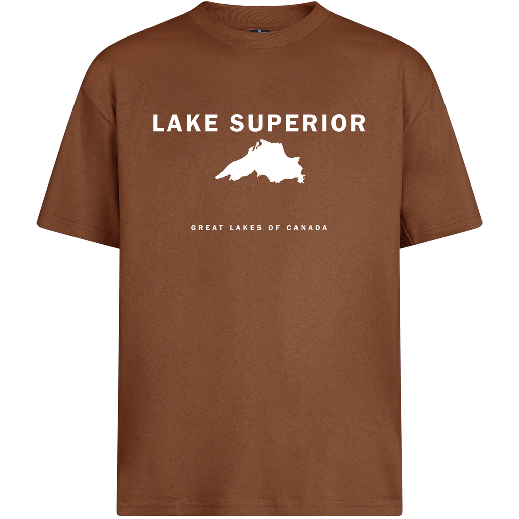 Lake Superior - Franklin Modern T-Shirt, Brown Sugar