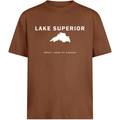 Lake Superior - Franklin Modern T-Shirt, Brown Sugar