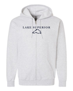 Lake Superior - Garamond Fashion Hoodie, Ash