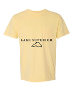 Lake Superior - Garamond Fashion T-Shirt, Butter