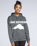 Lake Superior - Impact Statement Hoodie, Charcoal