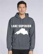 Lake Superior - Impact Statement Hoodie, Dark Heather
