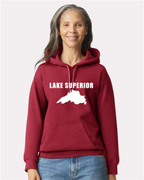 Lake Superior - Impact Statement Hoodie, Cardinal