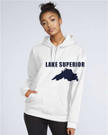 Lake Superior - Impact Statement Hoodie, White