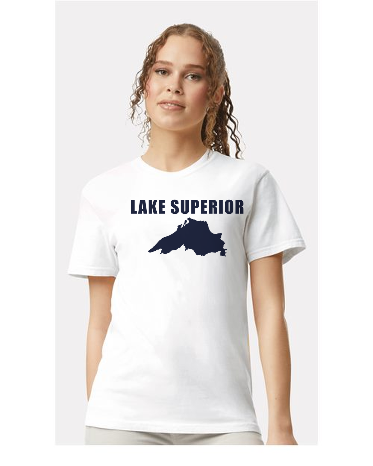 Lake Superior - Impact Statement T-Shirt, White