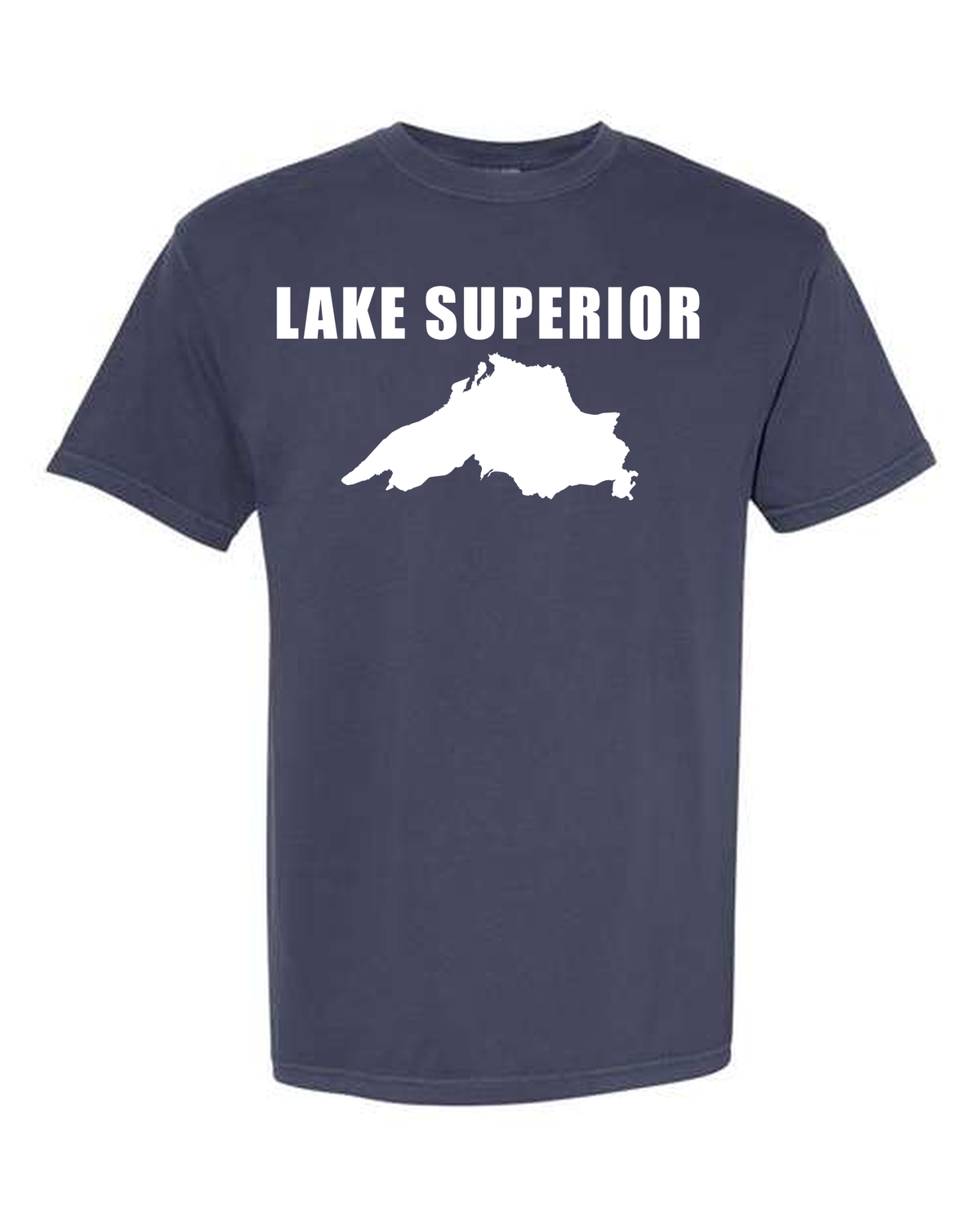 Lake Superior - Impact Statement T-Shirt, Navy