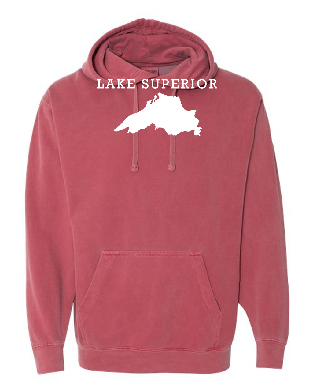 Lake Superior - Rockwell Broad Hoodie, Crimson