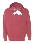 Lake Superior - Rockwell Broad Hoodie, Crimson