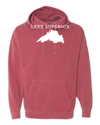 Lake Superior - Rockwell Broad Hoodie, Crimson