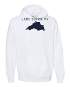 Lake Superior - Rockwell Broad Hoodie, White