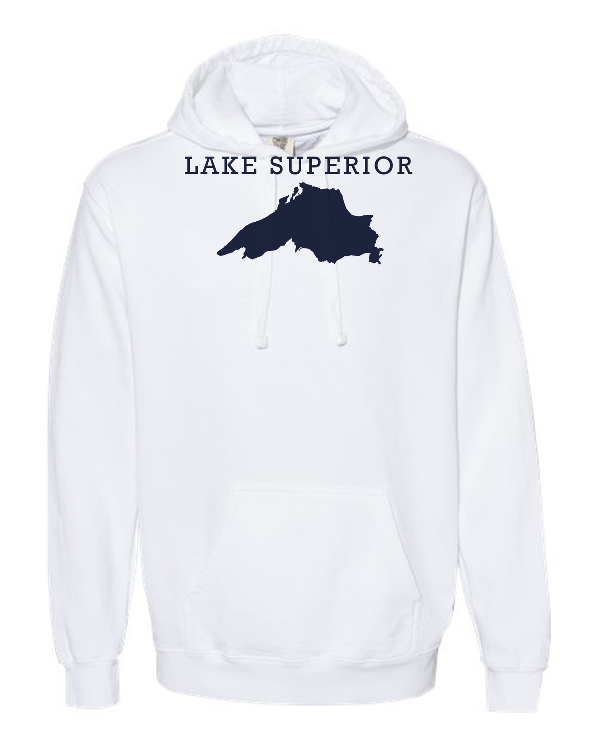 Lake Superior - Rockwell Broad Hoodie, White