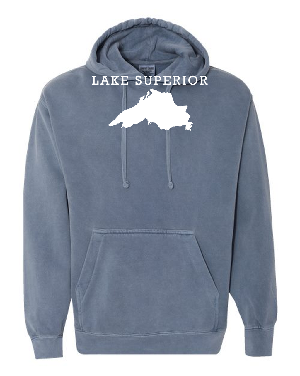 Lake Superior - Rockwell Broad Hoodie, Blue Jean