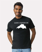 Lake Superior - Rockwell Broad T-Shirt, Black