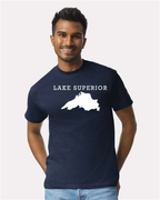 Lake Superior - Rockwell Broad T-Shirt, Navy