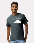 Lake Superior - Rockwell Broad T-Shirt, Dark Heather