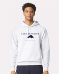 Lake Superior - Serif Classic Hoodie, White