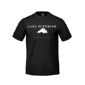 Lake Superior - Serif Classic T-Shirt, Black