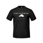 Lake Superior - Serif Classic T-Shirt, Black