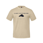 Lake Superior - Serif Classic T-Shirt, Ivory