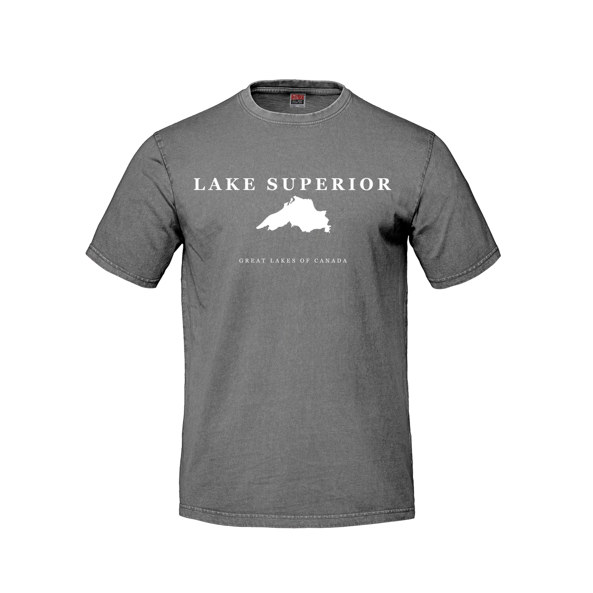 Lake Superior - Serif Classic T-Shirt, Grey
