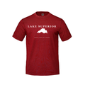 Lake Superior - Serif Classic T-Shirt, Red