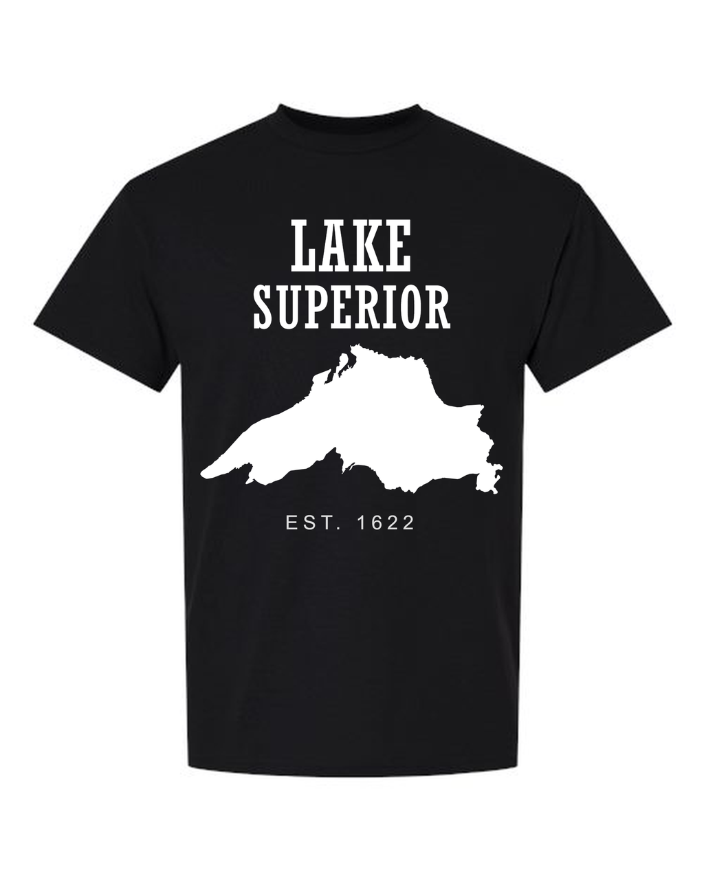 Lake Superior - Slab Heritage T-Shirt, Black