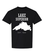 Lake Superior - Slab Heritage T-Shirt, Black
