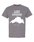 Lake Superior - Slab Heritage T-Shirt, Graphite Heather