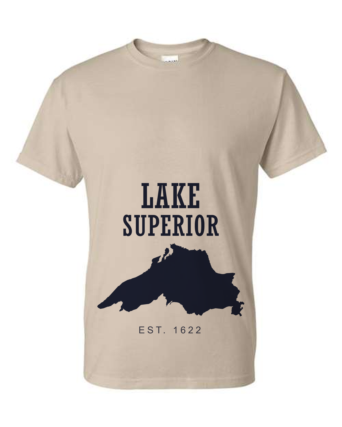 Lake Superior - Slab Heritage T-Shirt, Sand