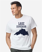 Lake Superior - Slab Heritage T-Shirt, White