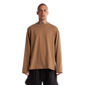 SHAKA WEAR Max-Heavyweight-Oversized-Long-Sleeve, Max Heavyweight Oversized Long Sleeve, Latte