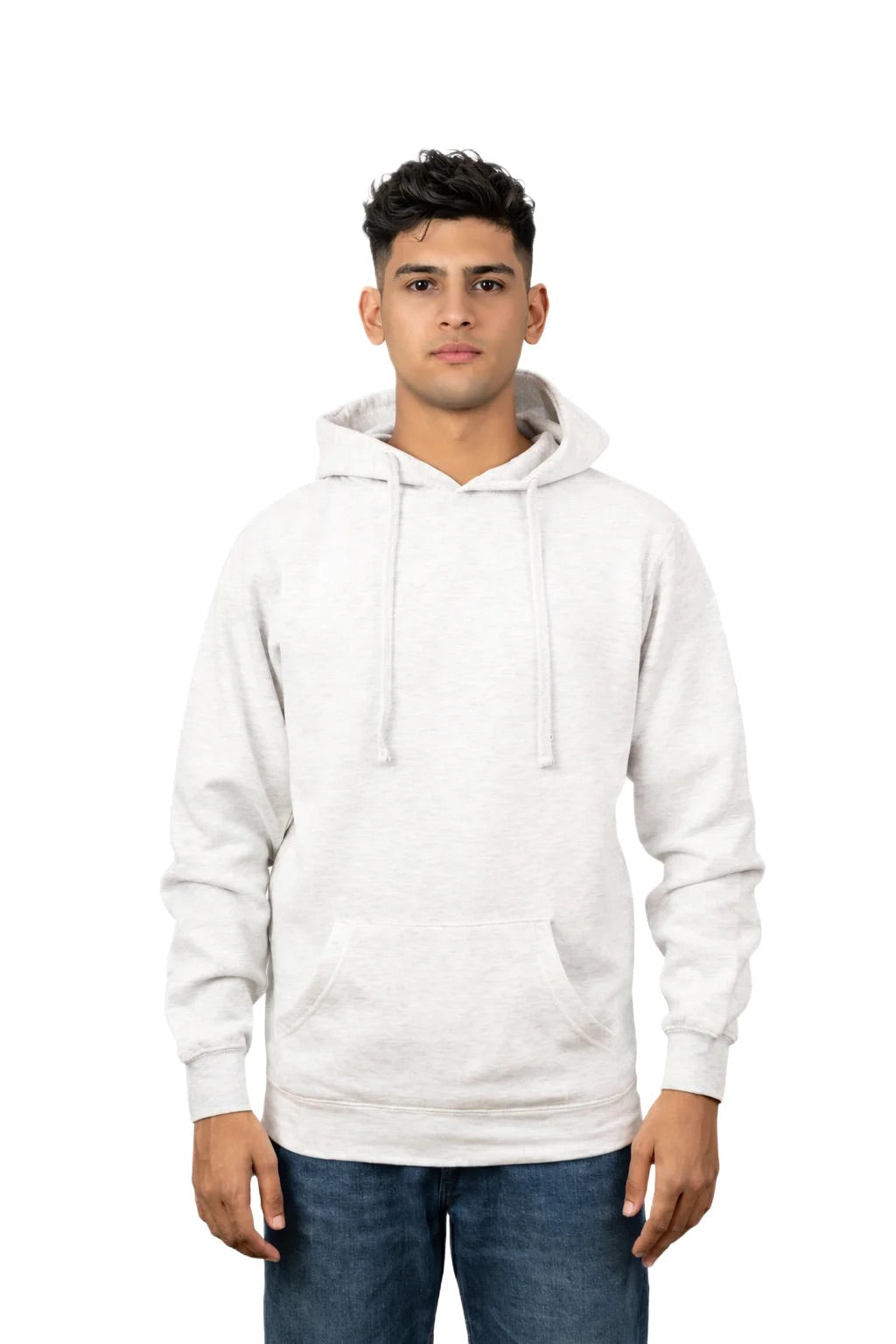 Milltex Sportswear 717, — Premium Midweight Unisex Hoodie With 100% Cotton, Oatmeal Heather