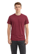 Milltex Sportswear 300, Cotton T-shirt For Men & Women | Lightweight Soft Crewneck Tee, Maroon Heather