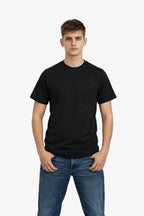Milltex Sportswear 200, Unisex Fashion T-shirt | Ultra Soft Premium Crew Neck Tee, Black