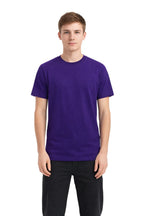 Milltex Sportswear 300, Cotton T-shirt For Men & Women | Lightweight Soft Crewneck Tee, Purple