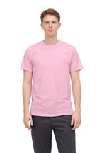 Milltex Sportswear 300, Cotton T-shirt For Men & Women | Lightweight Soft Crewneck Tee, Light Pink